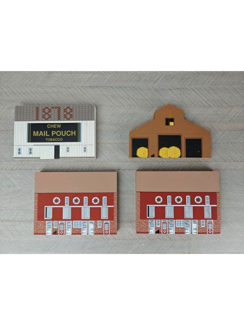The Cat’s Meow 1992 American Barn Lot Of 4 Collectibles Vintage Rustic Décor - Picture 10 of 10
